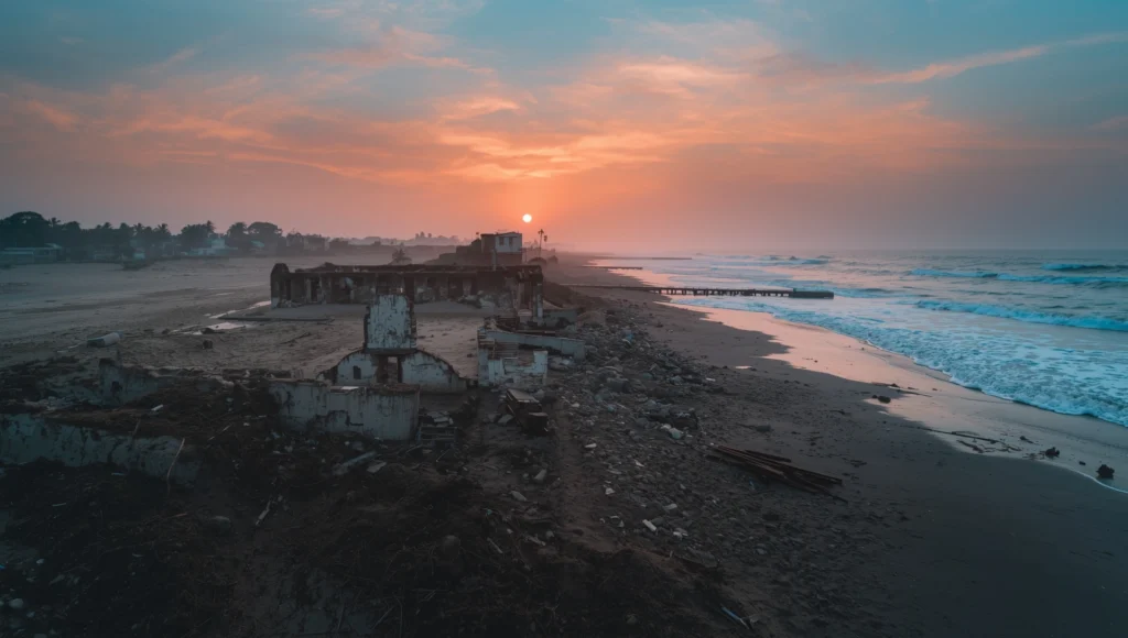 Top 10 Hidden Places in India You Must Visit in 2025 (Secret Travel Gems) 10 Dhanushkodi Tamil Nadu ghost town ruins beach